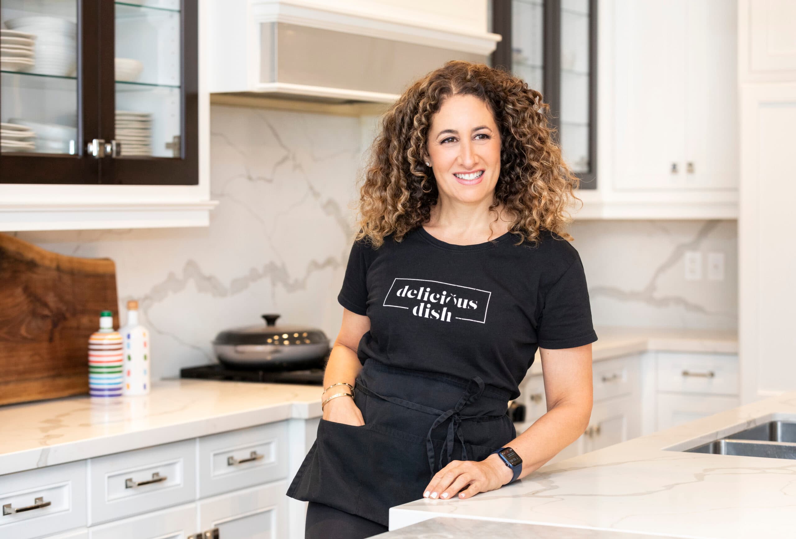 Carolyn Cohen in her kitchen