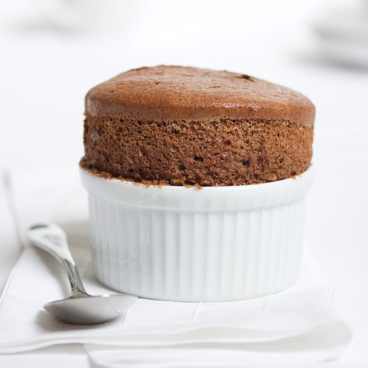 4-Ingredient Individual Chocolate Soufflé - dessert recipe by Carolyn Cohen
