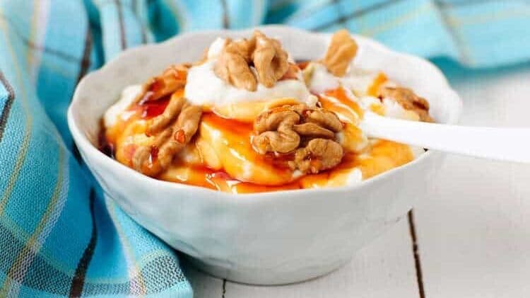 Fastest Deconstructed Baklava with Honeyed Yogurt - recipe by Carolyn Cohen