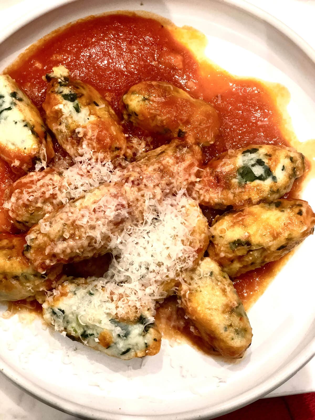 Sweet Potato Ricotta G’nudi with Kale and Sage Brown Butter - recipe by Carolyn Cohen