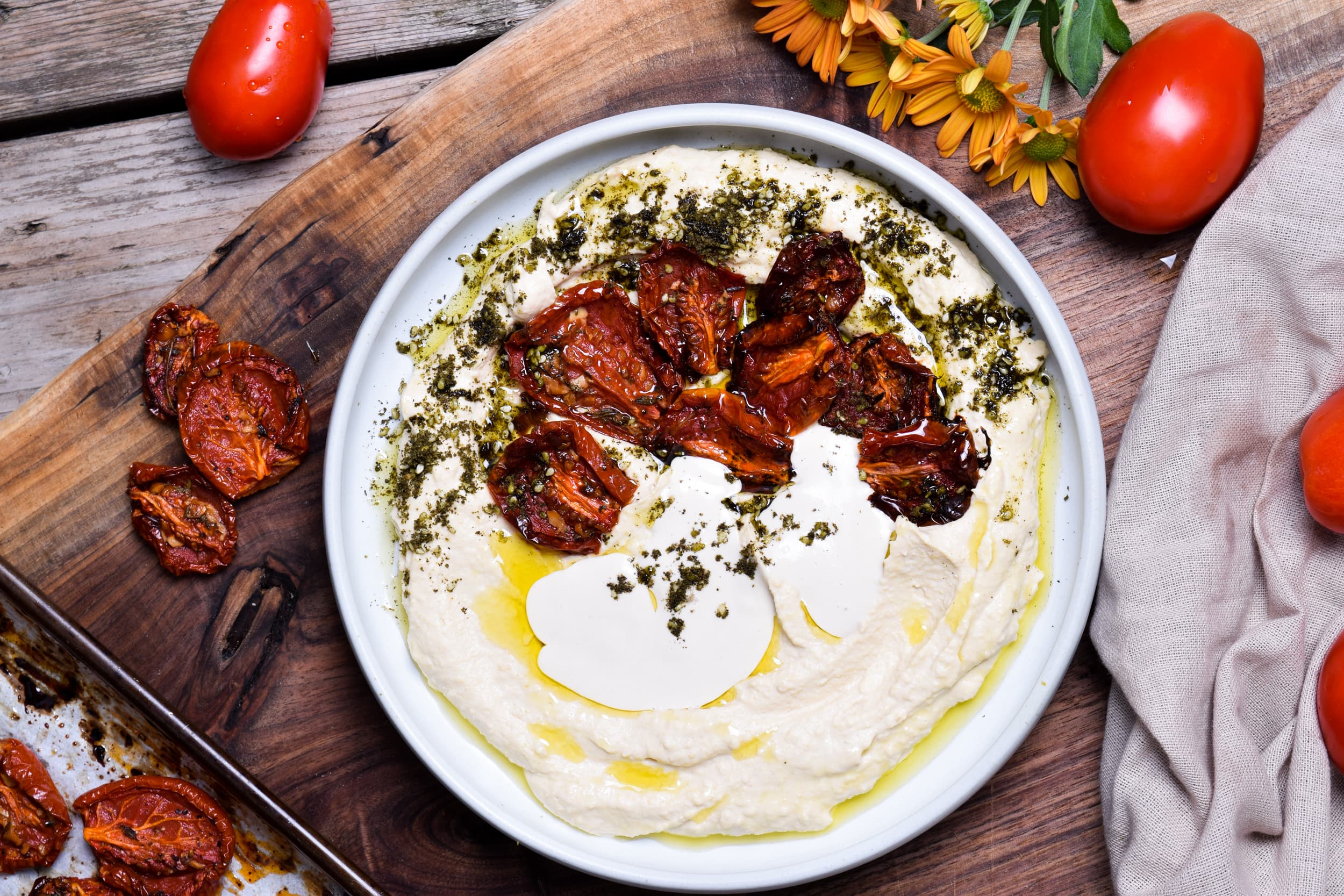 Roasted Whipped Carrot Hummus