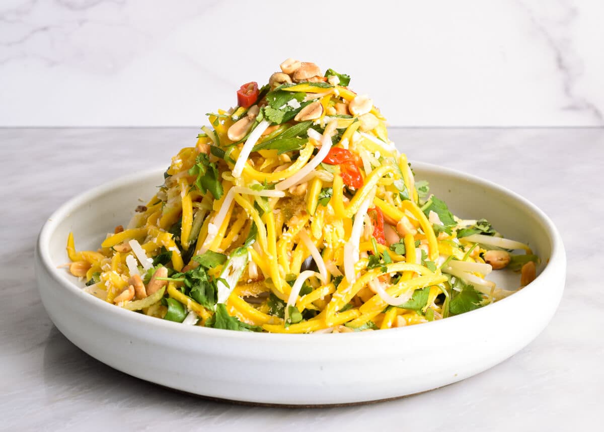 Fresh Mango and Cabbage Slaw with Lime - sides & salads recipe by Carolyn Cohen