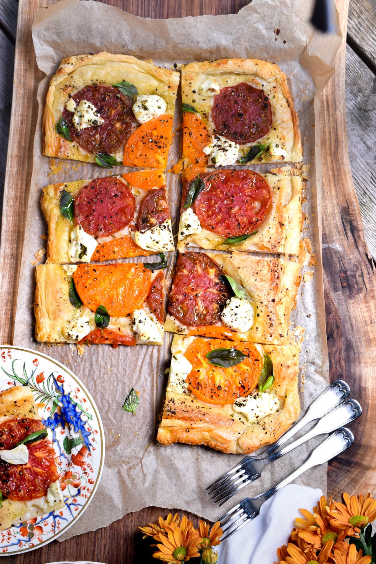 Chocolate Pecan Shortbread Tart - dessert recipe by Carolyn Cohen