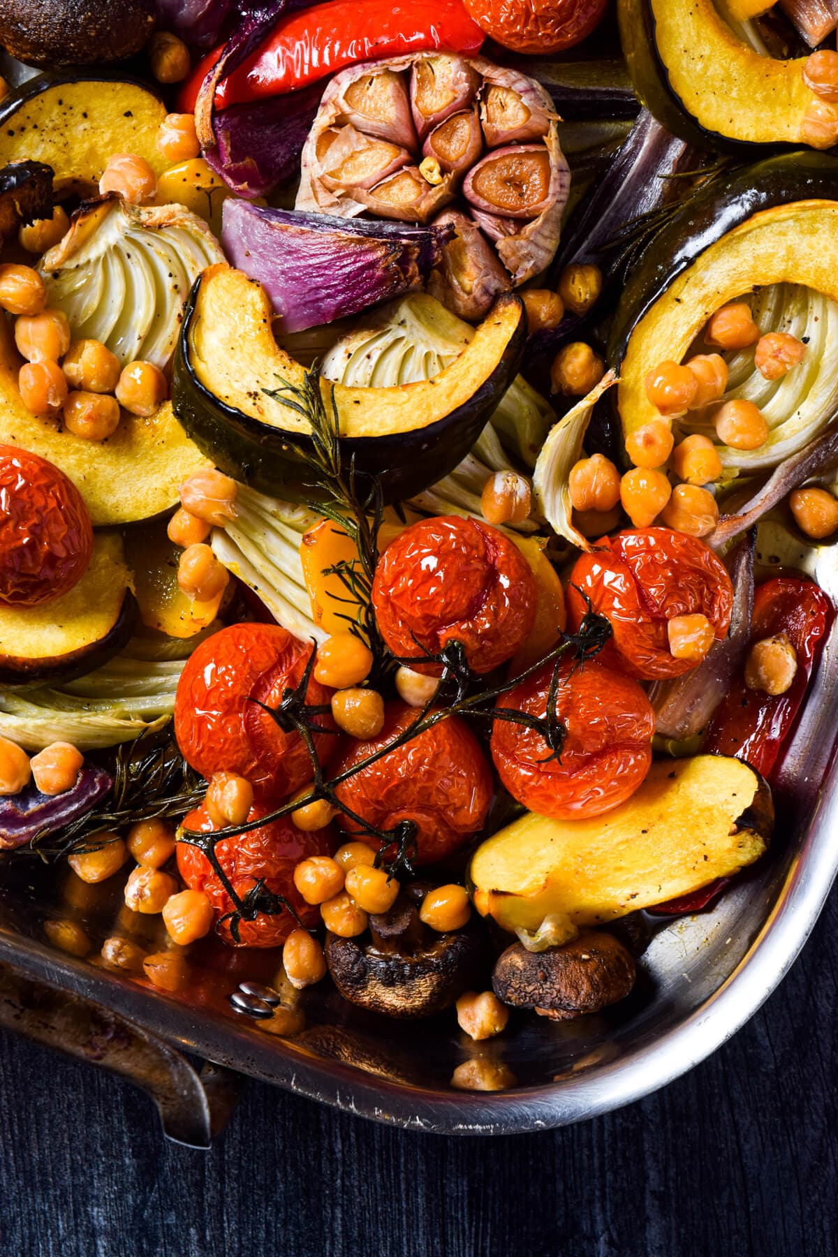 Roasted Vegetables with Sesame, Pine Nuts and Sweet Tahini - sides & salads recipe by Carolyn Cohen