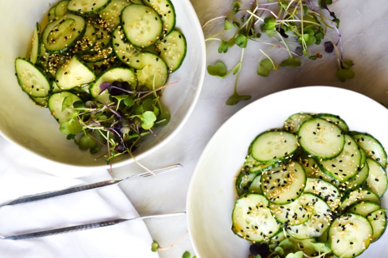 Easy Marinated Cucumber Salad Recipe