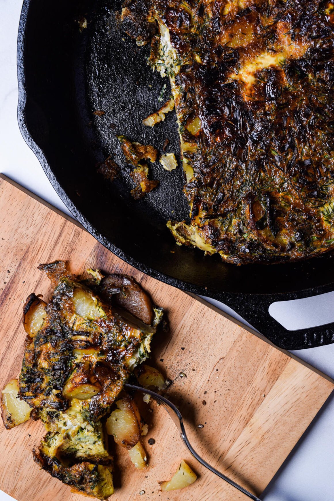 Best Spanish Tortilla Cast Iron Recipe - How To Make Spanish-ish Tortilla